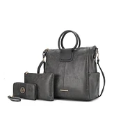 Mkf Collection Zuri Tote Bag with Pouch and Wallet by Mia K