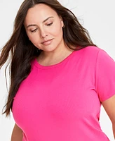 On 34th Women's Ribbed T-Shirt, Xxs-4X, Created for Macy's