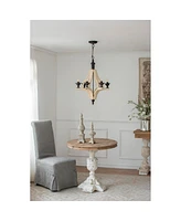 Streamdale Furniture Adjustable Light Wood Chandelier - Bulb Not Included