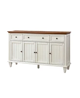 Hulala Home Ottfried Traditional 58'' Wide Sideboard with Solid Wood Legs