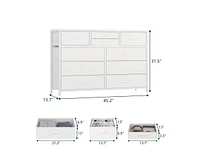 gaomon 10 drawer Tv cabinet