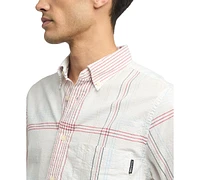 Tommy Hilfiger Men's Printed Short Sleeve Button-Down Shirt