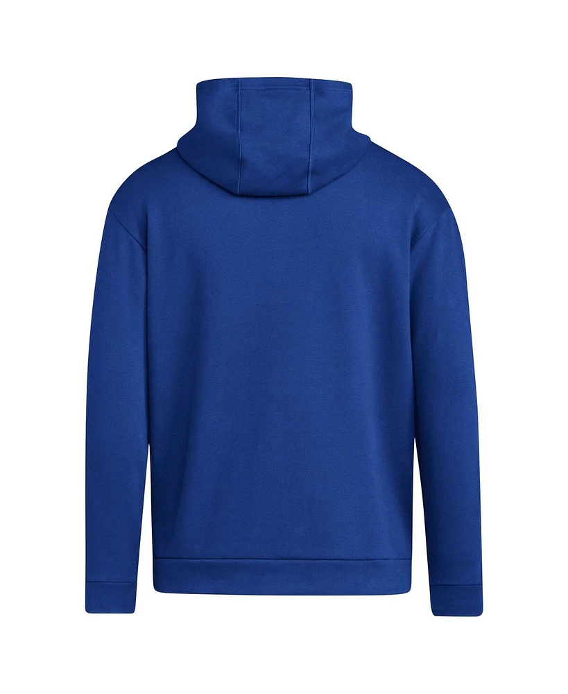 Adidas Men's Blue Boca Juniors Crest Pullover Hoodie