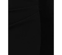 Betsy & Adam Women's Sleeveless Scuba Sheath Dress