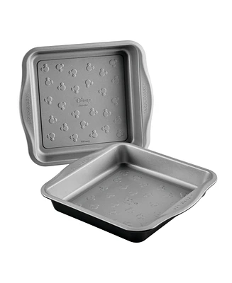 Farberware Disney Bake with Mickey Mouse Steel 2-Piece Cake Pan Set