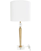 Rosemary Lane 27" Metal Inverted Cone Shaped Accent Lamp