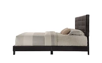 Streamdale Furniture Queen Bed In Espresso Pu