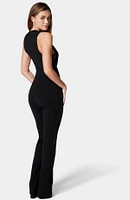 bebe Women's Knit Illusion Jumpsuit