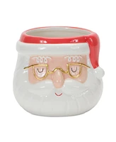 Slickblue Ceramic Santa Planter (Set of 2)