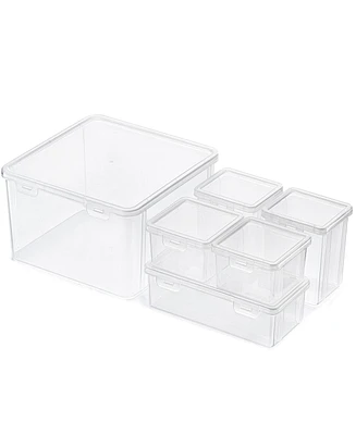 Sorbus 6-Piece Hardware Storage Container Set