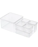 Sorbus 6-Piece Hardware Storage Container Set