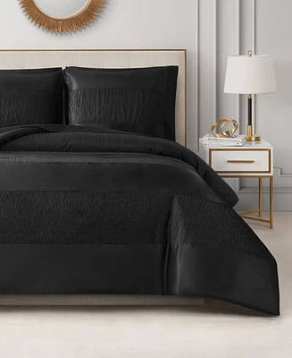 Juicy Couture Glam Night Stripe 3-Pc. Duvet Cover Set, Twin/Twin Xl