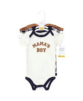 Hudson Baby Boys Cotton Bodysuits