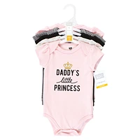 Hudson Baby Girls Cotton Bodysuits