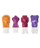 Tovolo Zoo Animals Ice Pop Molds, Set of 4