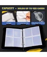 Clovercat 4-Pocket Waterproof Trading Card, Photo Binder: 400 Pockets