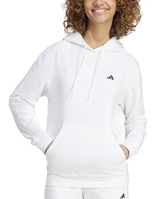 adidas Women's Logo Feel Cozy Fleece Hoodie