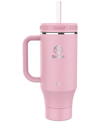 Takeya Fixed Handle 40-Oz. Insulated Stainless Steel Tumbler