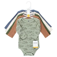 Hudson Baby Boys Thermal Long Sleeve Bodysuits