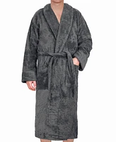 American Soft Linen Lightweight Plush Shawl Collar Bathrobes
