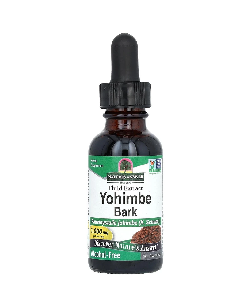 Nature's Answer Yohimbe Bark Alcohol-Free 1 000 mg