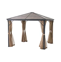 Simplie Fun 10x10' Rust-Proof Aluminum Pergola for 100 sq ft Coverage