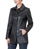 Bgsd Women's Dana Leather Car Coat