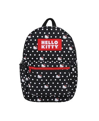 Hello Kitty Head and Polka Dots Aop Travel Backpack