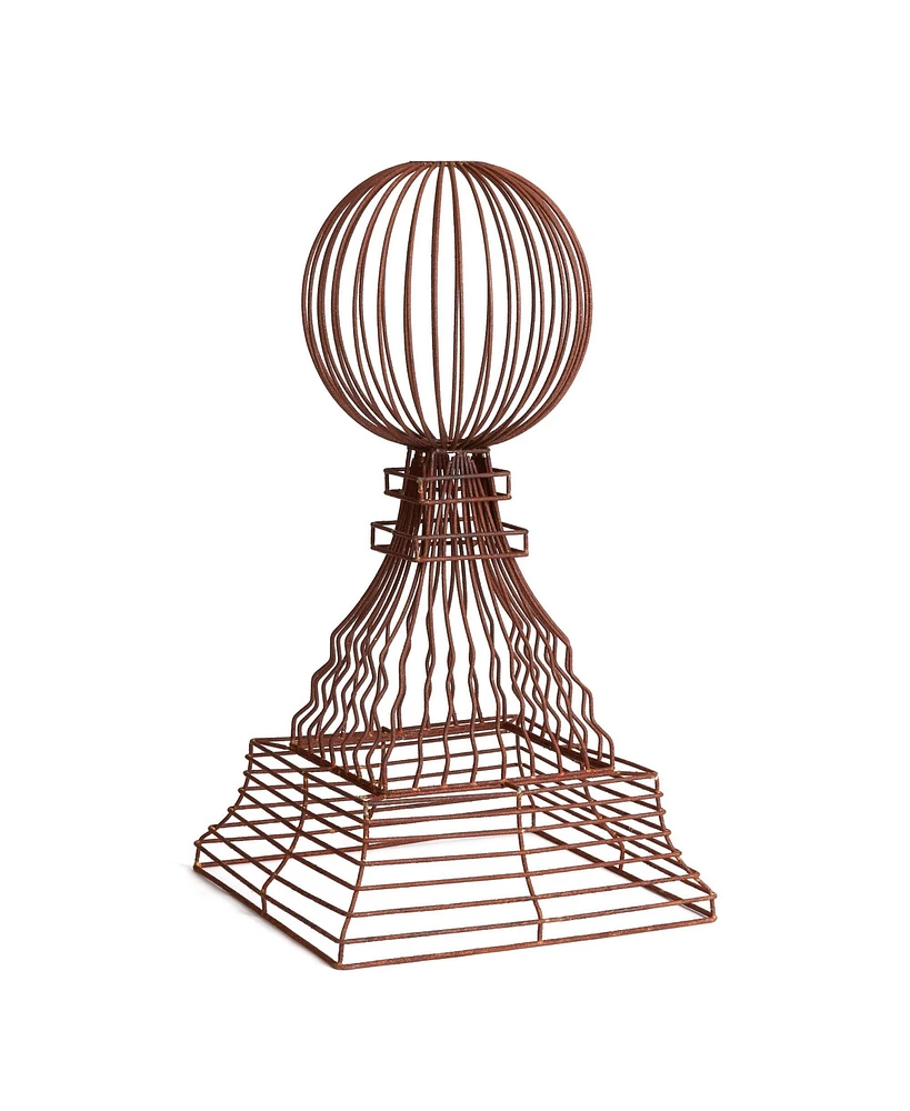 Napa Home & Garden Weathered Metal Wire Orb Garden Structure