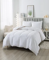 Royal Velvet Year Round White Goose Nano Down and Feather Blend Comforter