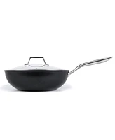 Techef - Onyx Collection - 12 Inch Wok/Stir-Fry Pan with Cover