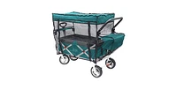 Creative Wagons Mosquito Net Cover: Silver Series Double Stoller Wagon Accessory