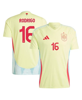 Adidas Men's Rodrigo Yellow Spain National Team 2024 Away Replica Jersey