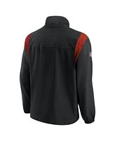 Nike Men's Black Washington Commanders Sideline Woven Logo Full-Zip Jacket