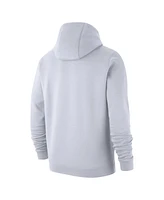 Nike Men's White Usa Basketball Club Fleece Pullover Hoodie