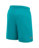 Nike Men's Aqua Miami Dolphins Arched Kicker Shorts