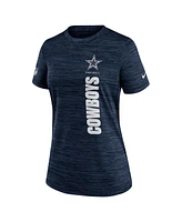 Nike Women's Navy Dallas Cowboys Velocity Performance T-Shirt