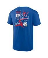 Fanatics Men's Royal Buffalo Bills Split Zone T-Shirt