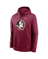 Nike Men's Garnet Florida State Seminoles Primetime Evergreen Club Fleece Pullover Hoodie