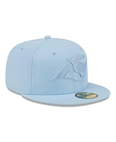 New Era Men's Light Blue Carolina Panthers Color Pack 59FIFTY Fitted Hat