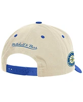 Mitchell & Ness Men's Cream Seattle Mariners Pro Crown Adjustable Hat