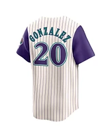 Nike Men's Luis Gonzalez Cream Arizona Diamondbacks Throwback Cooperstown Collection Limited Jersey