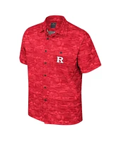 Colosseum Men's Scarlet Rutgers Scarlet Knights Ozark Button-Up Shirt