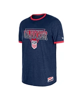 5th & Ocean Navy Usmnt Throwback Ringer T-Shirt