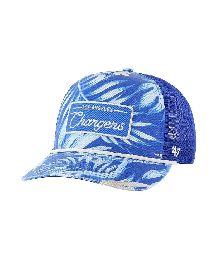 '47 Brand Men's Royal Los Angeles Chargers Tropicalia Hitch Trucker Adjustable Hat