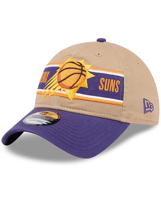 New Era Men's Tan/Purple Phoenix Suns 2024 Nba Draft 9TWENTY Adjustable Hat