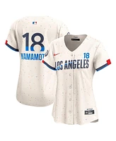 Nike Women's Yoshinobu Yamamoto Cream Los Angeles Dodgers 2024 City Connect Limited Player Jersey