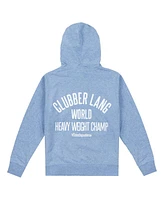 Contenders Clothing Men's Heather Powder Blue Rocky Clubber Lang Robe Full-Zip Hoodie Sweatshirt