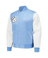 Freeze Max Men's Blue Ghostbusters Stay Puft Full-Zip Varsity Jacket