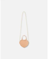 Deux par Deux Girl Pu Heart Bag Light Pink - Toddler|Child